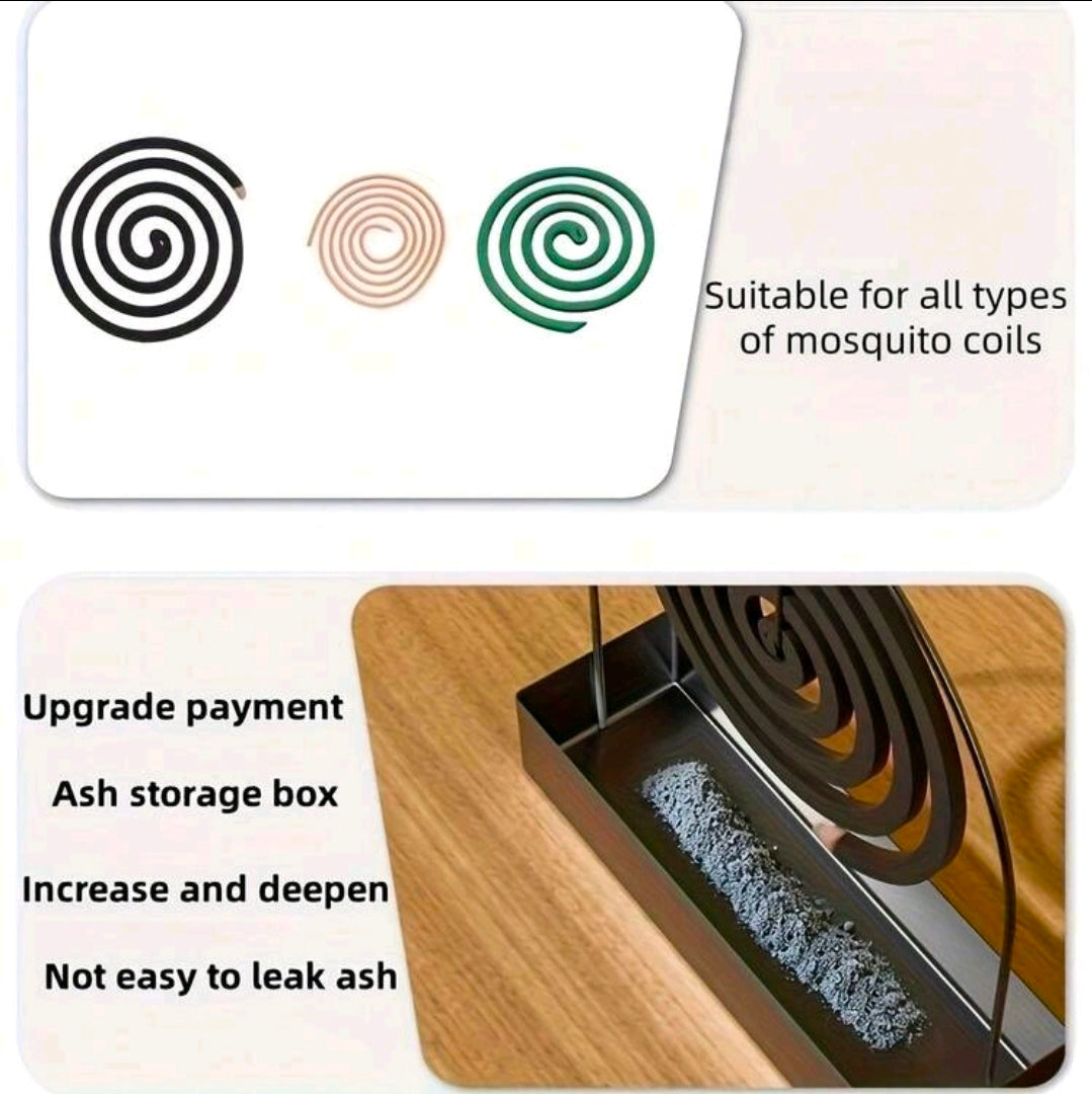 Modern Metal Mosquito Coil / Incense Burner Tray