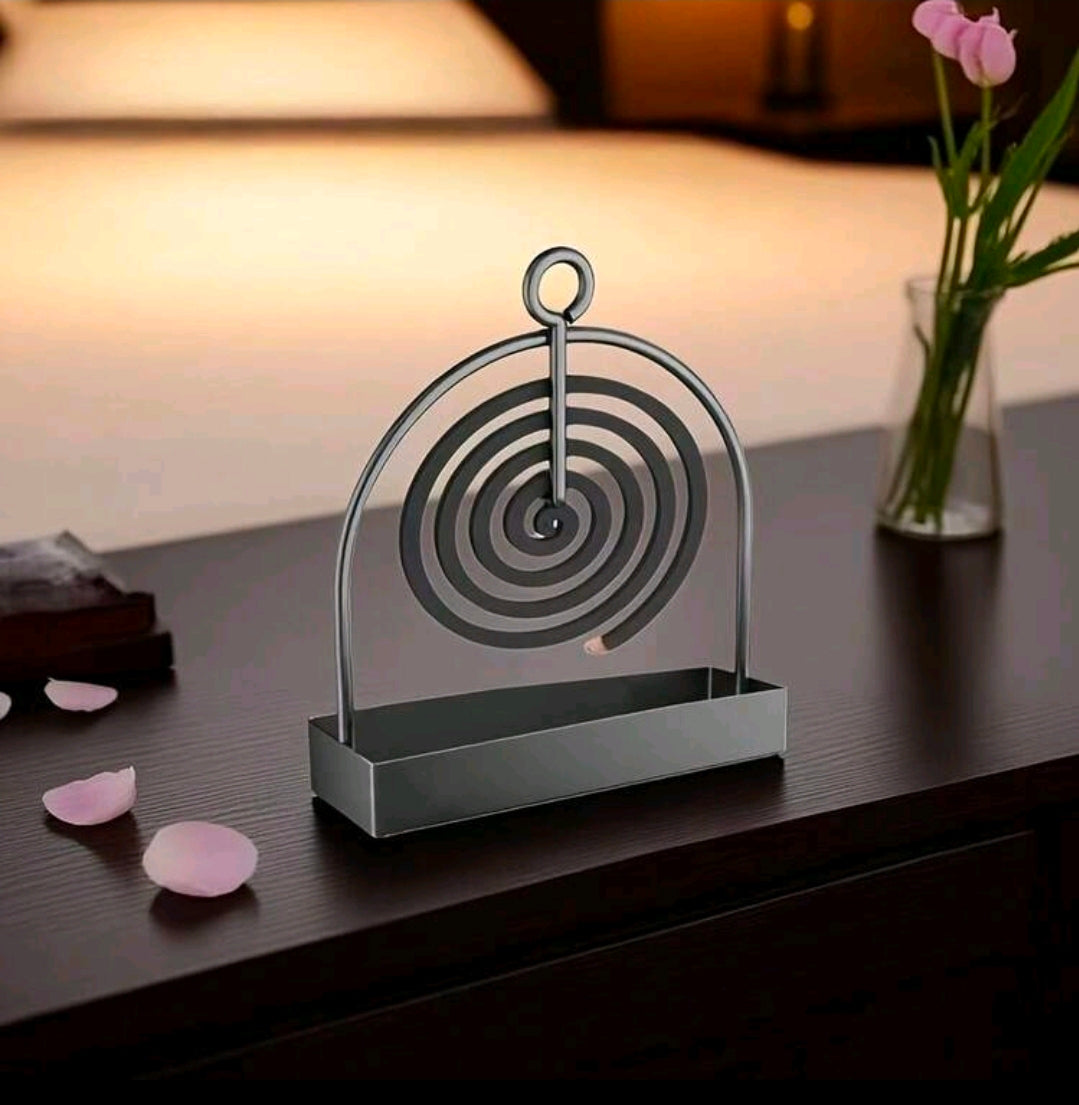 Modern Metal Mosquito Coil / Incense Burner Tray