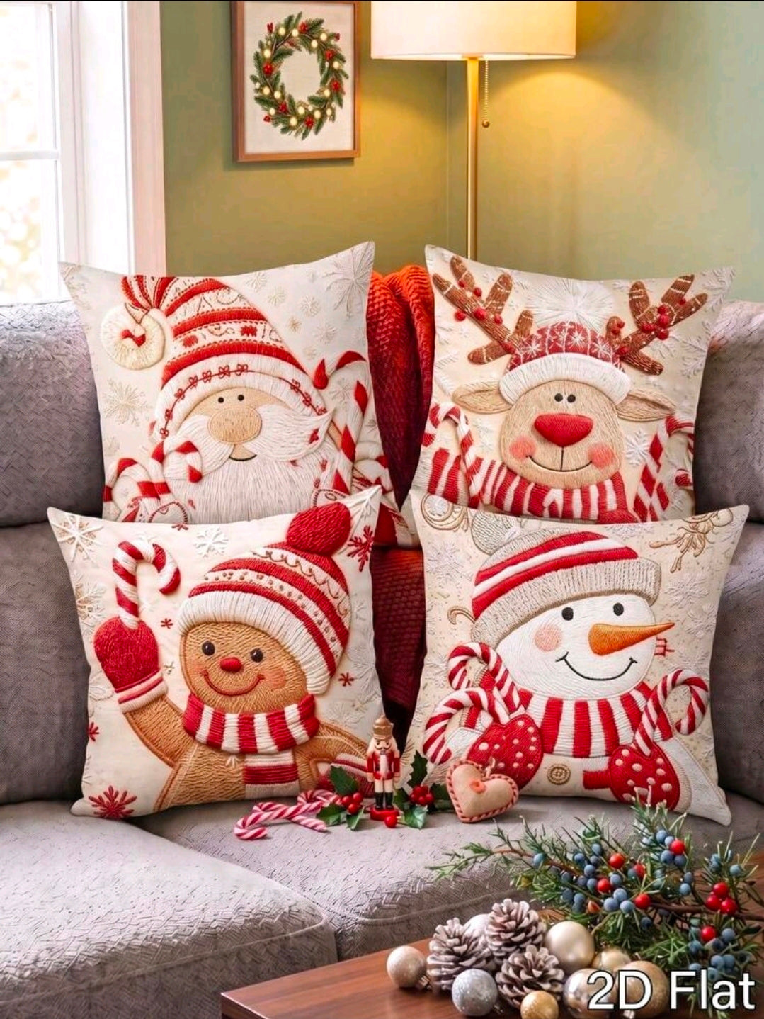 Christmas Printed Cushion Covers