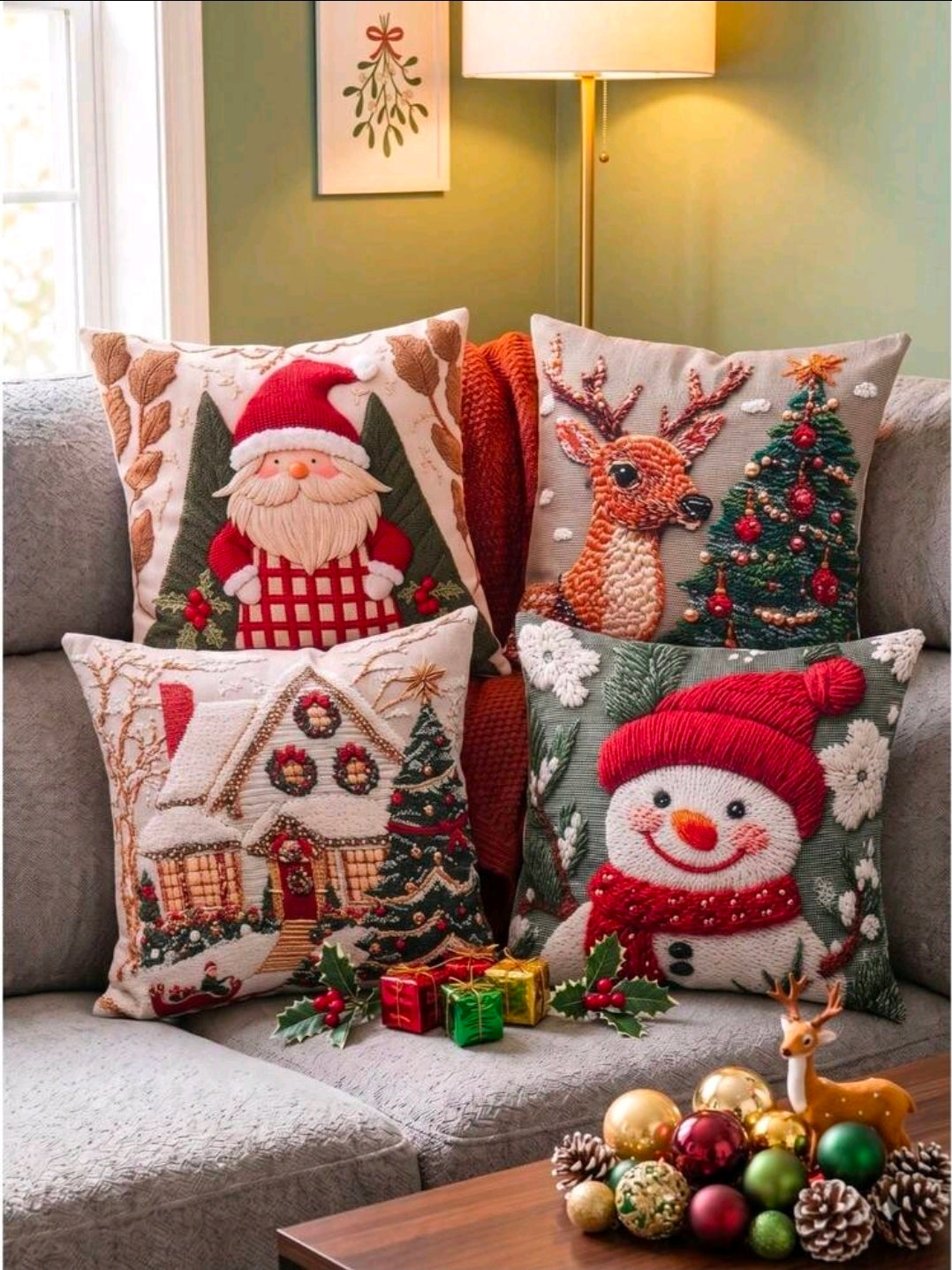 Christmas Printed Cushion Covers