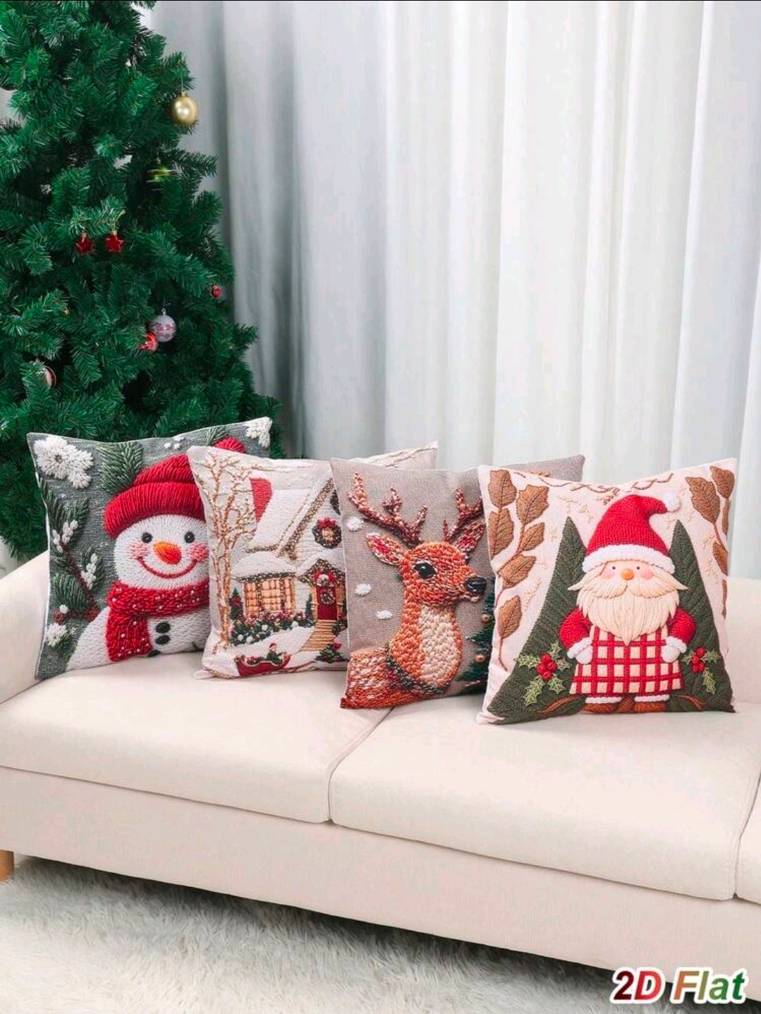 Christmas Printed Cushion Covers