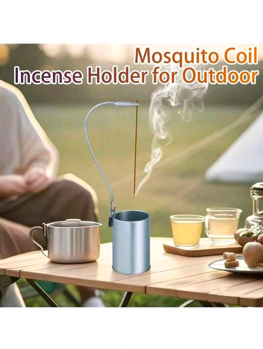 Metal Needle Mosquito Coil Holder – Spike Stand (18cm / 28cm)