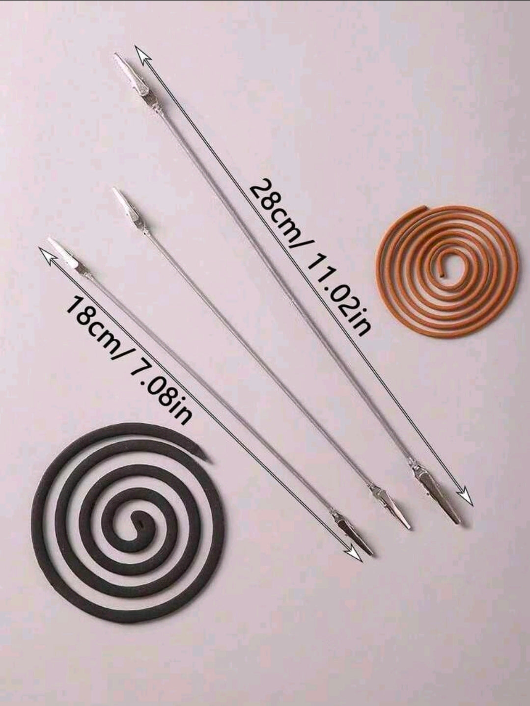 Metal Needle Mosquito Coil Holder – Spike Stand (18cm / 28cm)