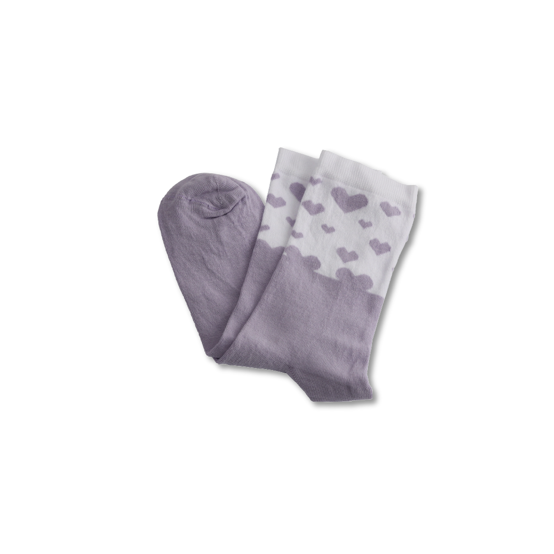 Women  Long Socks With Hearts