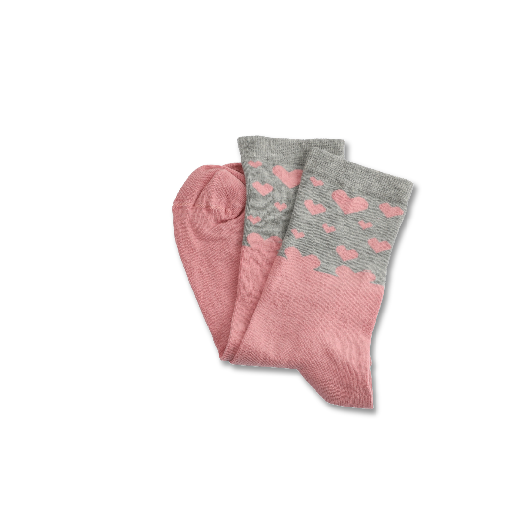 Women  Long Socks With Hearts