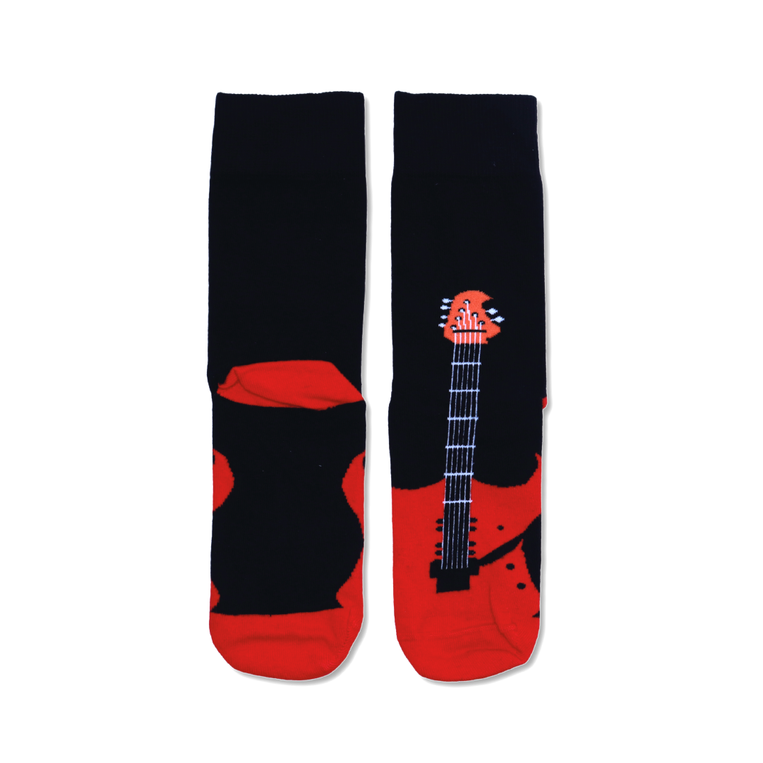 Red Guitar Socks