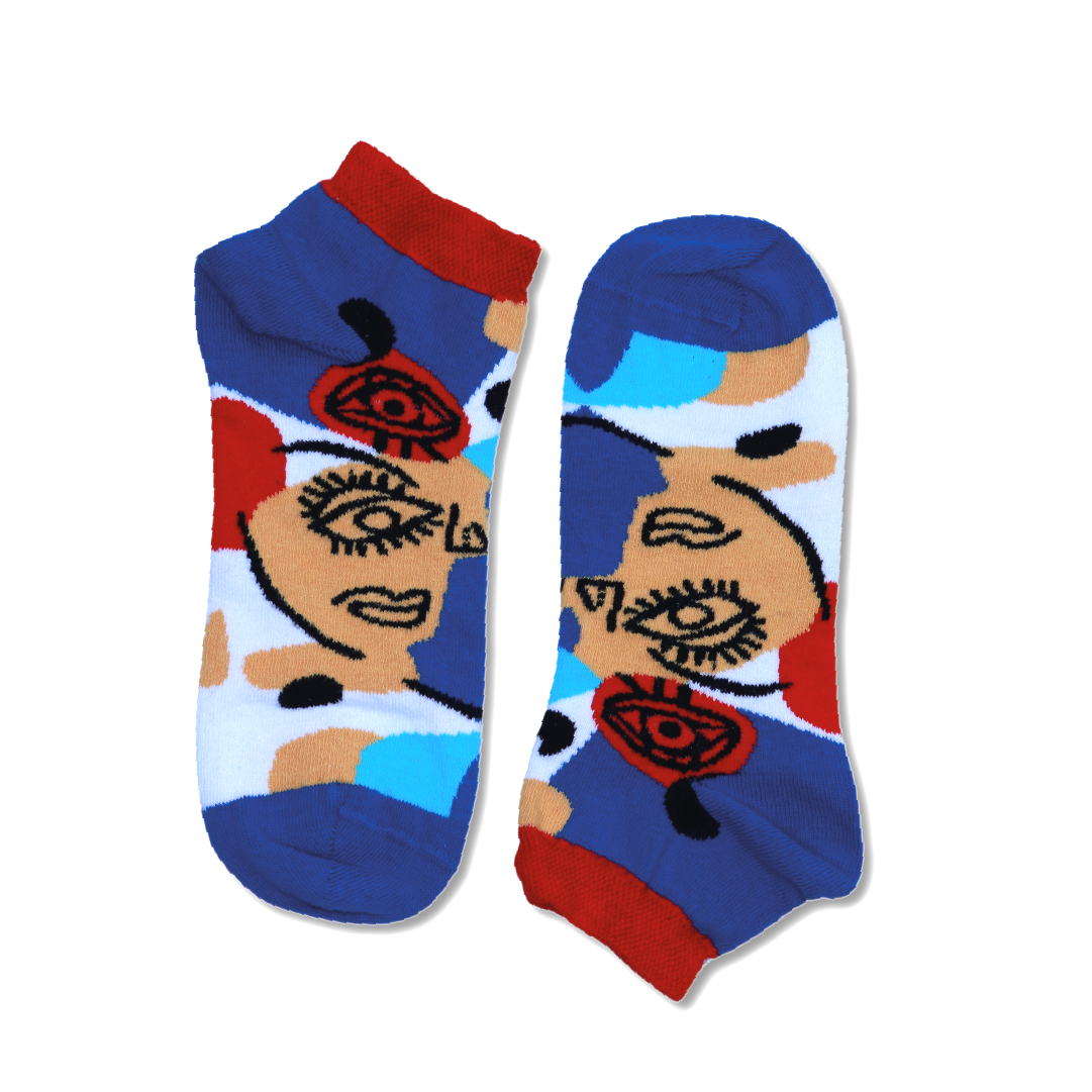 Face Abstract Socks