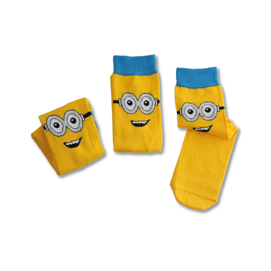 Minion Face Socks