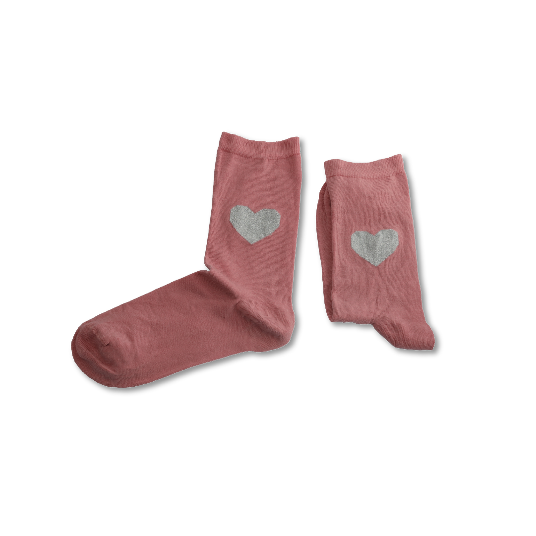 Women  Long Socks With Heart