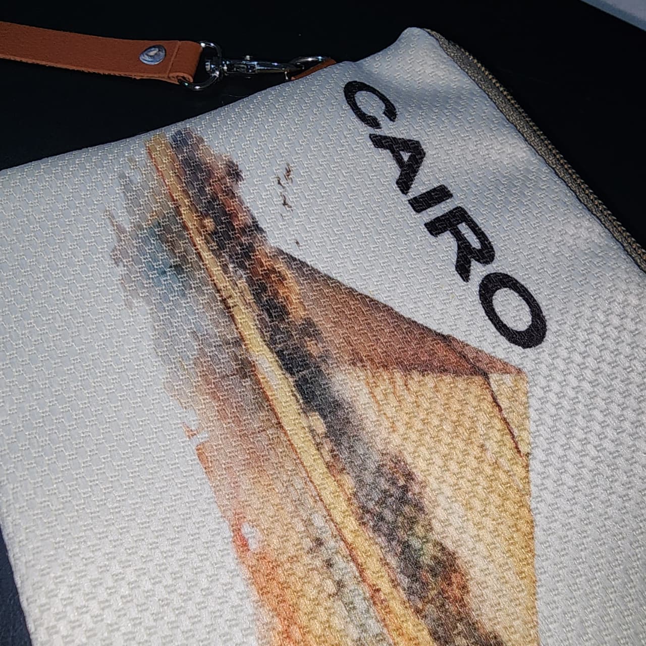 Cairo Pyramid Landscape Pouch