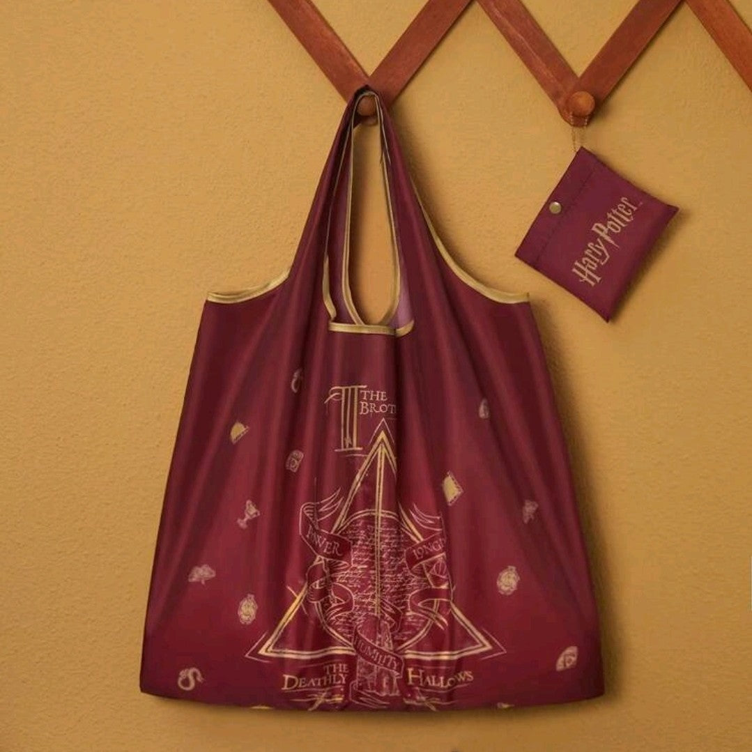 Harry Potter Foldable Polyester Shopping Bag with Pouch
