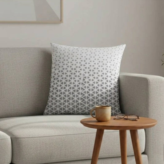 Gray & White "Home" Pillow Covers