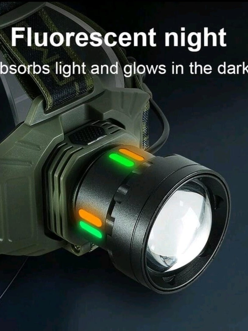 Rechargeable Tactical Headlight with Zoom