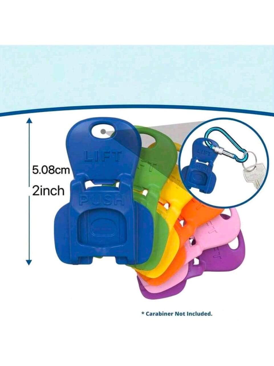 6-Piece Reusable Beverage Can Tab Opener Set