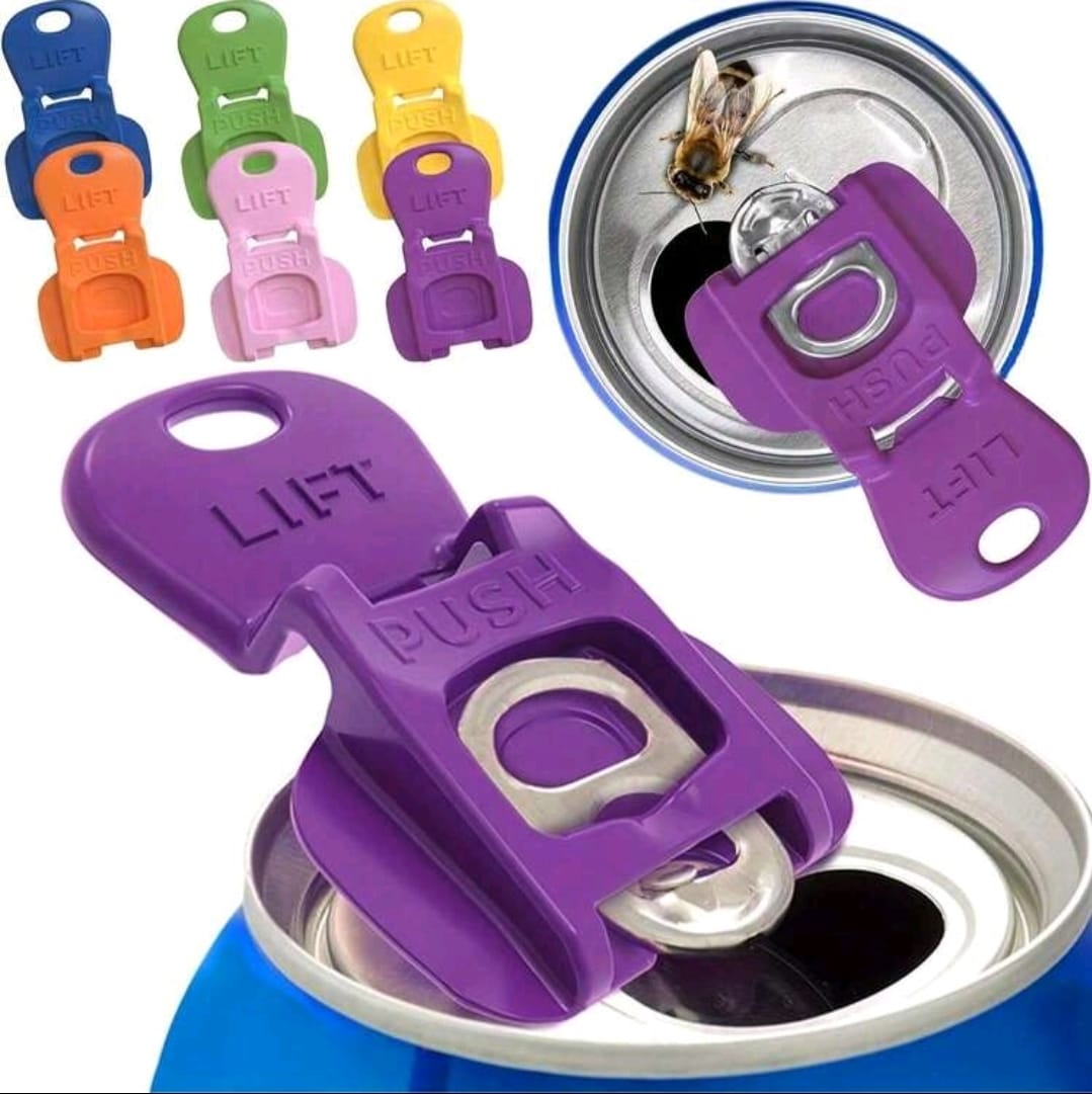 6-Piece Reusable Beverage Can Tab Opener Set
