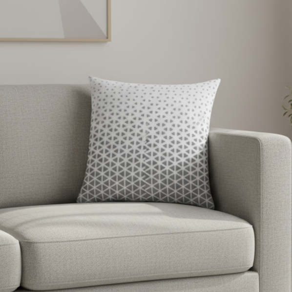 Gray & White "Home" Pillow Covers