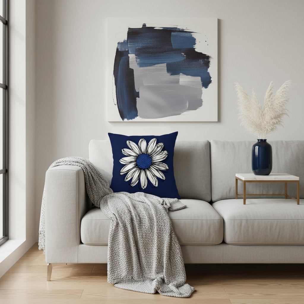 Geometric Floral Pattern Pillow Covers