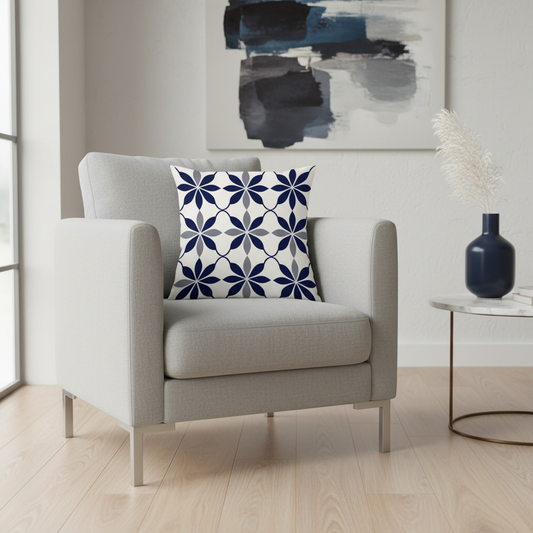 Geometric Floral Pattern Pillow Covers